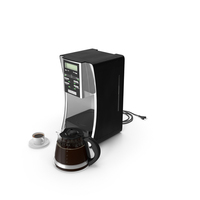 Coffee Maker with Cup PNG & PSD Images