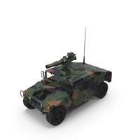 HMMWV TOW Missile Carrier M966 Camo Simple Interior PNG & PSD Images