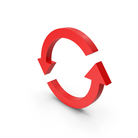 Red  Update Symbol PNG & PSD Images