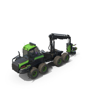 Forestry Harvester Dirty PNG & PSD Images