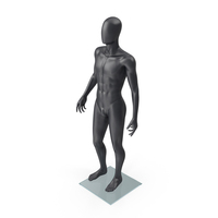 Male Mannequin Dark Standing Pose PNG & PSD Images