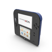 Nintendo 2DS Handheld Game Console PNG & PSD Images