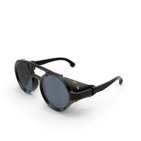 Steampunk Sunglasses Black PNG & PSD Images