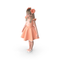 Child Girl Party Style PNG & PSD Images