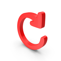 REFRESH SYMBOL RED PNG & PSD Images