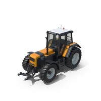 Renault 160 94 Wheel Tractor Clean PNG & PSD Images