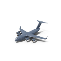 Boeing C17 Globemaster III Transport Aircraft Flight PNG & PSD Images