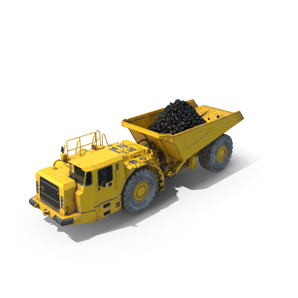 Underground Truck With Coal PNG & PSD Images
