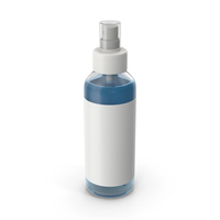 Blue Spray Bottle PNG & PSD Images