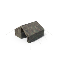 Army Tent Woodland Used PNG & PSD Images