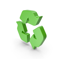 Green Recycle Icon PNG & PSD Images