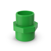 PVC Pipe Adapter Green PNG & PSD Images