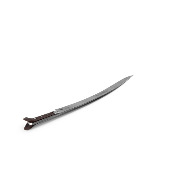 Ottoman Turkish Yataghan Sword PNG & PSD Images