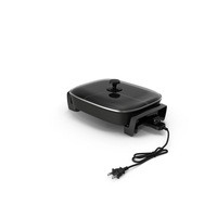 Electric Skillet with Glass Cover PNG & PSD Images