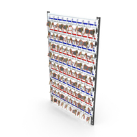 Industrial Key Rack With Keys PNG & PSD Images