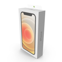 iPhone 12 mini Box White PNG & PSD Images