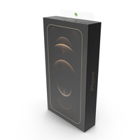 iPhone 12 Pro Max Box Gold PNG & PSD Images