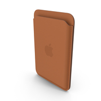 iPhone Leather Wallet with MagSafe Saddle Brown PNG & PSD Images