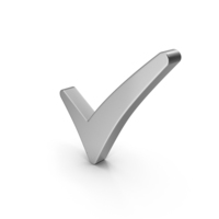 Grey Check Mark Symbol PNG & PSD Images