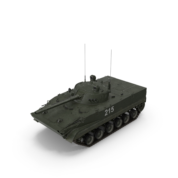 Russian Armored Vehicle BMP Green PNG & PSD Images