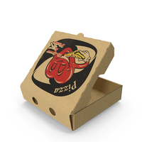 Small Pizza Box Opened PNG & PSD Images