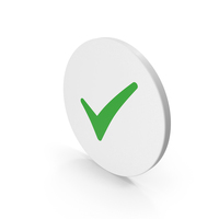 White & Green Circular Checkbox PNG & PSD Images