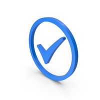 Blue Circular Checkbox PNG & PSD Images