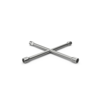 Silver Wheel Cross Wrench PNG & PSD Images