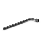 Black Wheel Wrench PNG & PSD Images