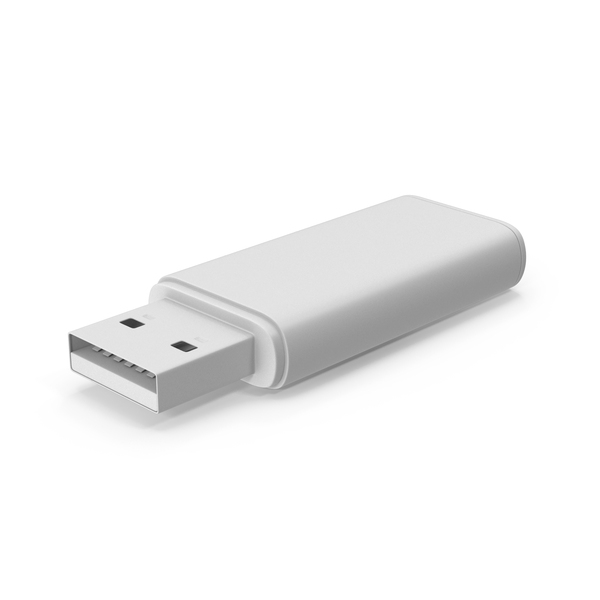 Monochrome USB Flash Drive PNG & PSD Images