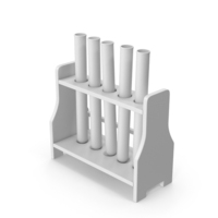 Monochrome Test Tube Rack PNG & PSD Images
