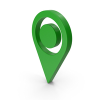 Green GPS Symbol PNG & PSD Images