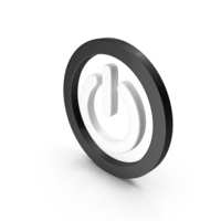 POWER BUTTON WHITE BLACK PNG & PSD Images