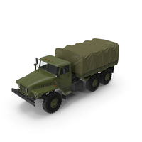 URAL 4320 Truck Off Road 6x6 Vehicle PNG & PSD Images
