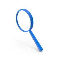 Blue Magnifier PNG & PSD Images