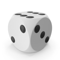 Black & White Dice PNG & PSD Images