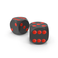 Red & Black Dice PNG & PSD Images