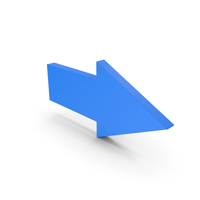 Blue Right Arrow PNG & PSD Images