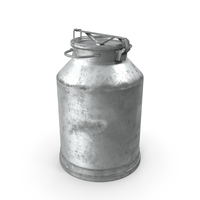 Aluminum Milk Can Empty Old PNG & PSD Images