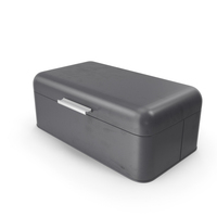 Metal Bread Bin Black Clean PNG & PSD Images