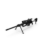 Sniper Rifle CheyTac Intervention M200 PS PNG & PSD Images