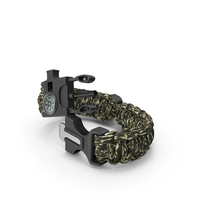 Tactical Paracord Bracelet Camo PNG & PSD Images