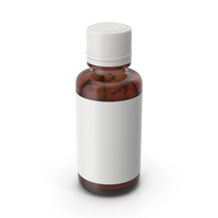 Bottle With Pills PNG & PSD Images