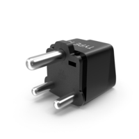 Type M Electrical Plug Adapter Black PNG & PSD Images