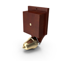 Wall Mounted Retro Striker Doorbell PNG & PSD Images