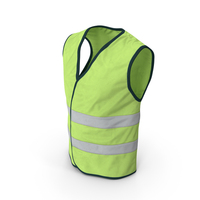 Yellow High Visibility Safety Jacket PNG & PSD Images