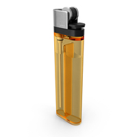 Disposable Transparent Gas Lighter Generic PNG & PSD Images