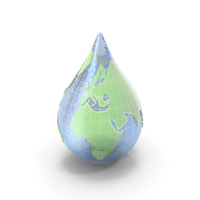 Save Water Drop Earth Icon PNG & PSD Images