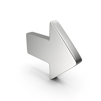 Silver Right Arrow PNG & PSD Images