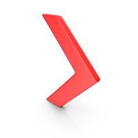 Red Right Arrow Symbol PNG & PSD Images